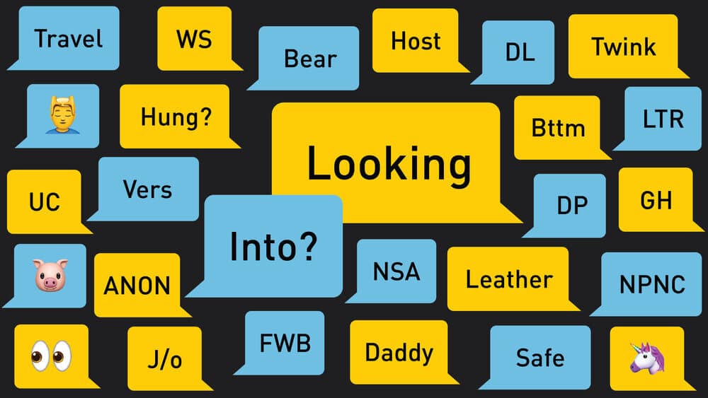 Image of different Grindr profiles